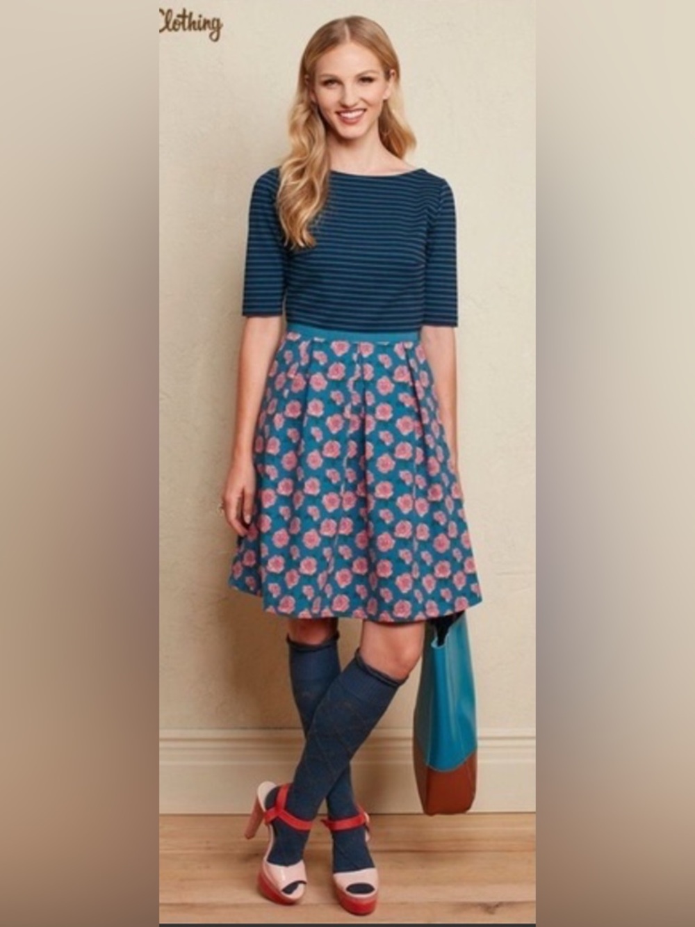 Matilda Jane Peyton Rose Fit and Flare Dress Small